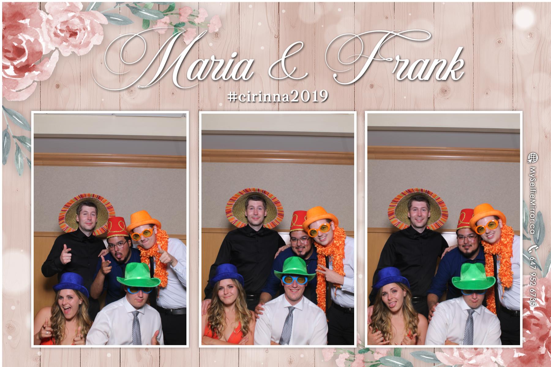 Wedding of Frank and Maria  | View more photos from the event at gallery.myselfiemirror.ca/u/romanmyselfiemirrorca/Wedding-of-Frank-and-Maria